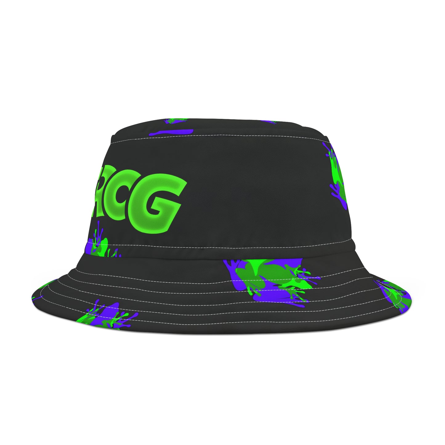 NEON FROG BUCKET HAT