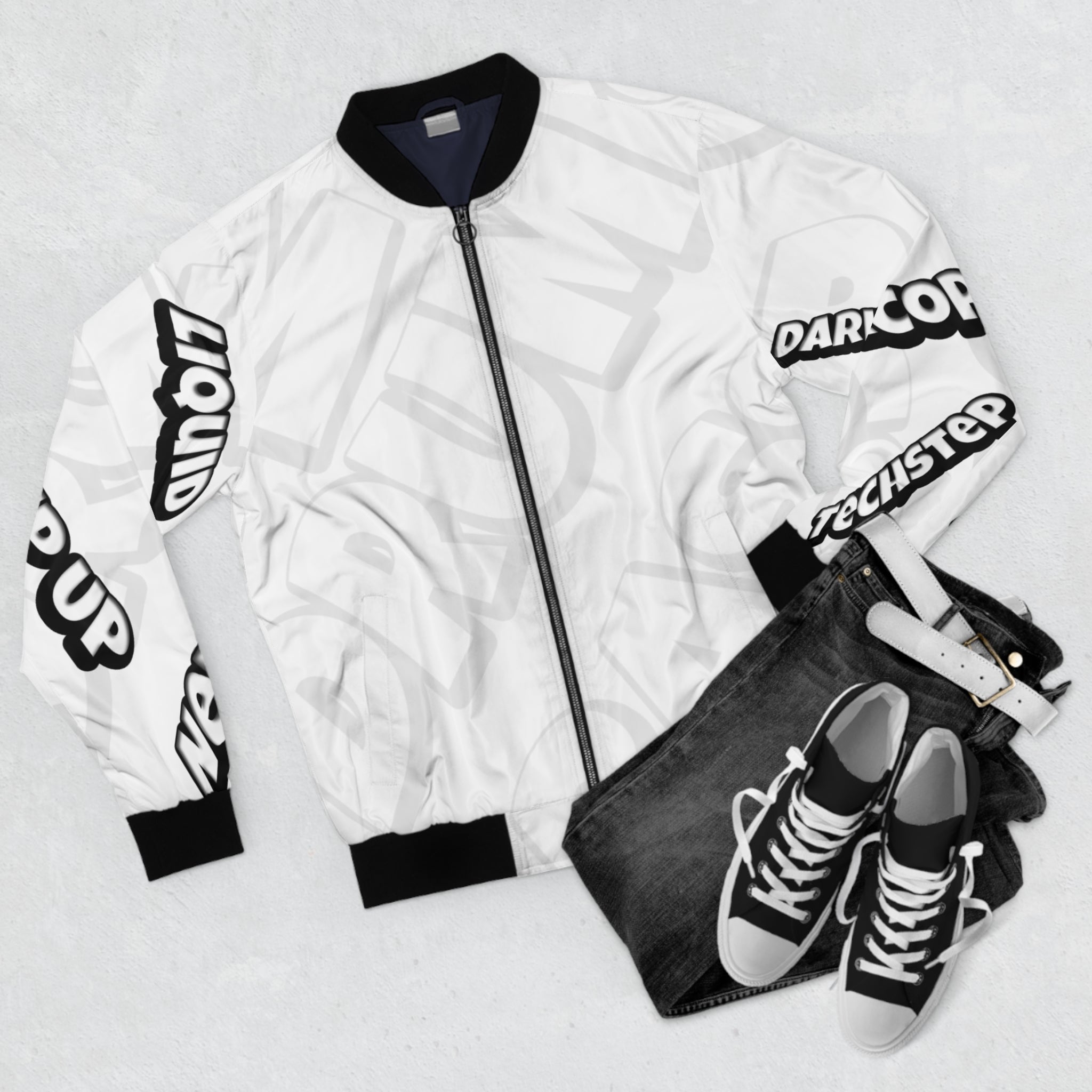 BOLD DESIGN Men’s Bomber Jacket — All-Over-Print Statement Outerwear PRINCE EDITION