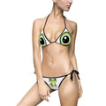 Cute Frog Eye Bikini — Women's Tie-Side Swimsuit