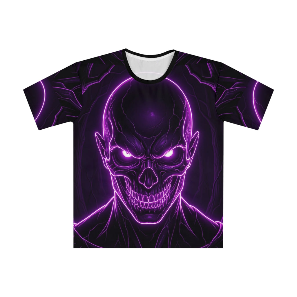 Neon Skull T-Shirt — Purple Glowing Skull