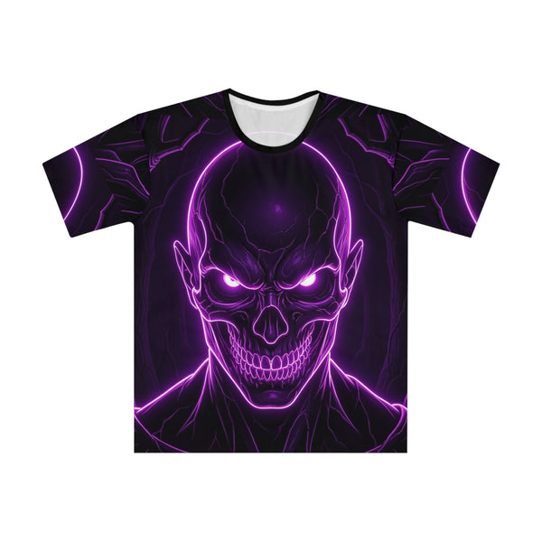 Neon Skull T-Shirt — Purple Glowing Skull
