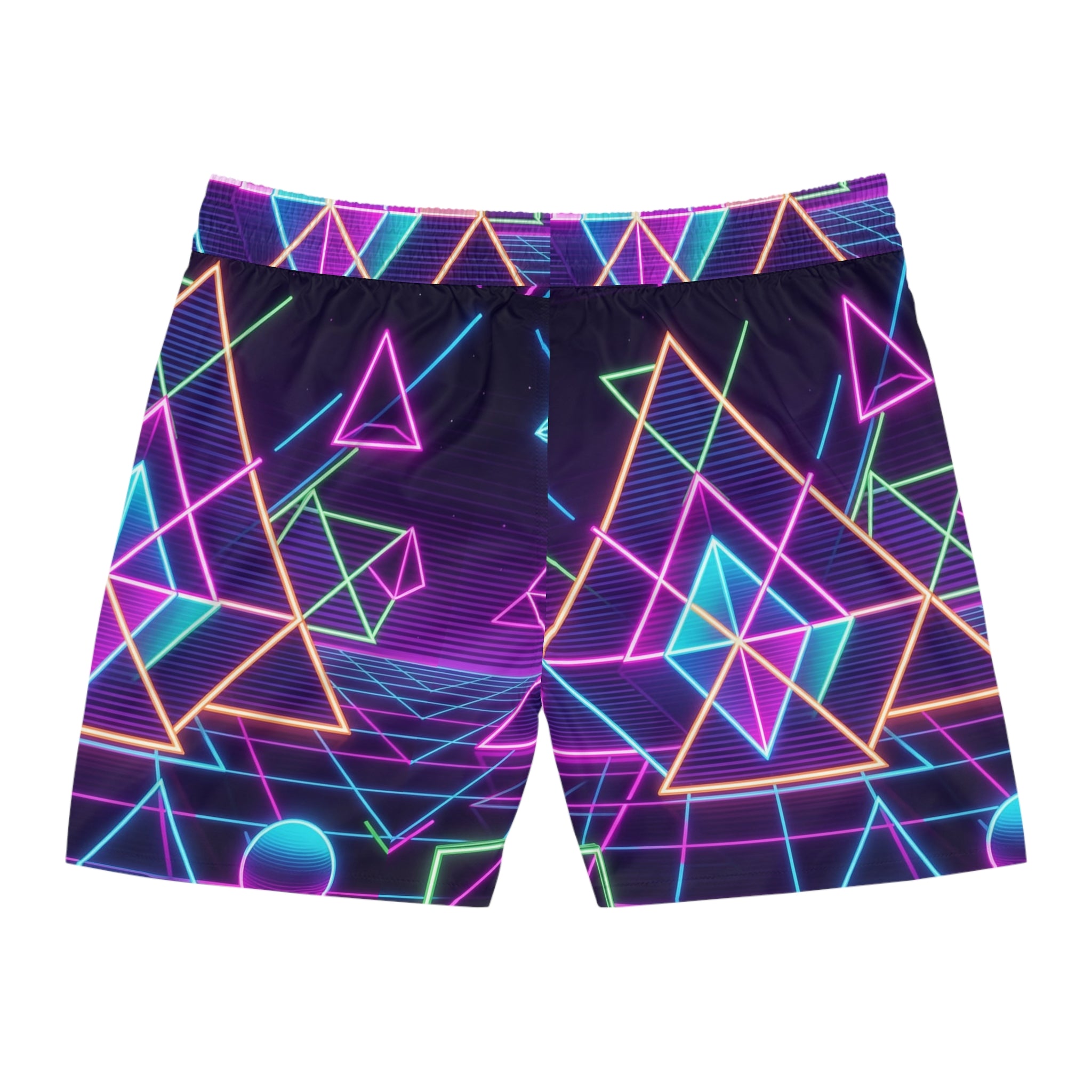 Retro Geo  80s  Men’s Beach Trunks