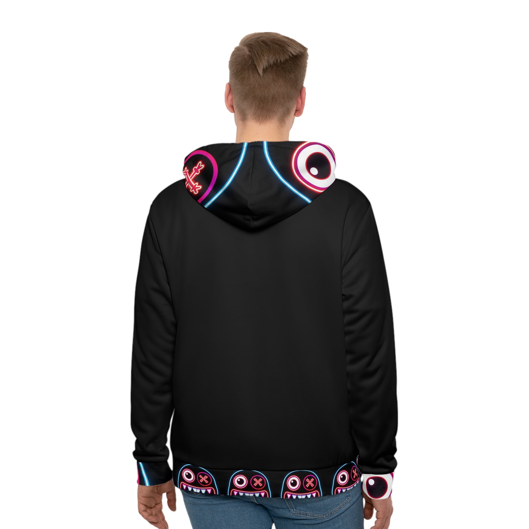 skin crawler  Face Hoodie