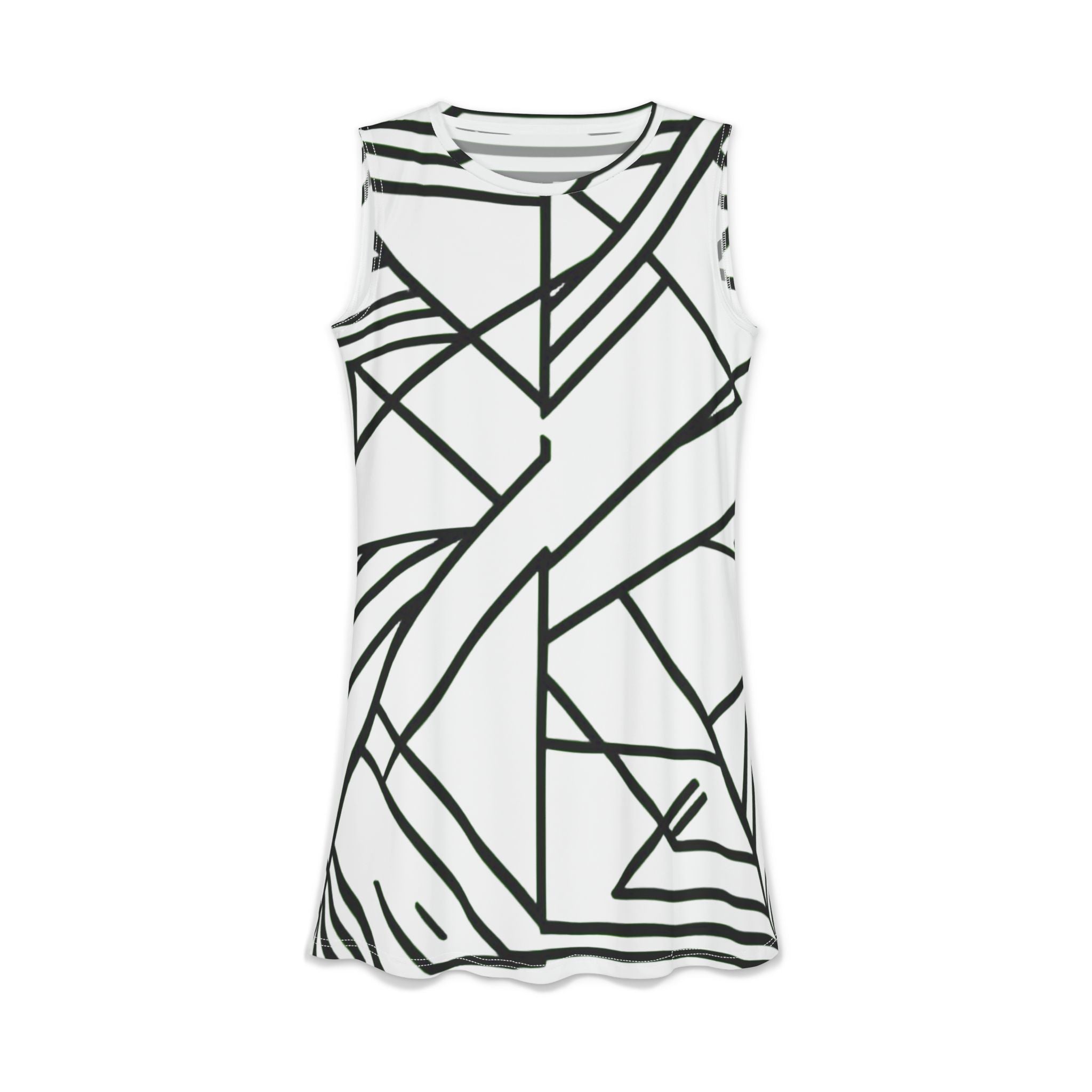 Geo # 3 Sleeveless Dress