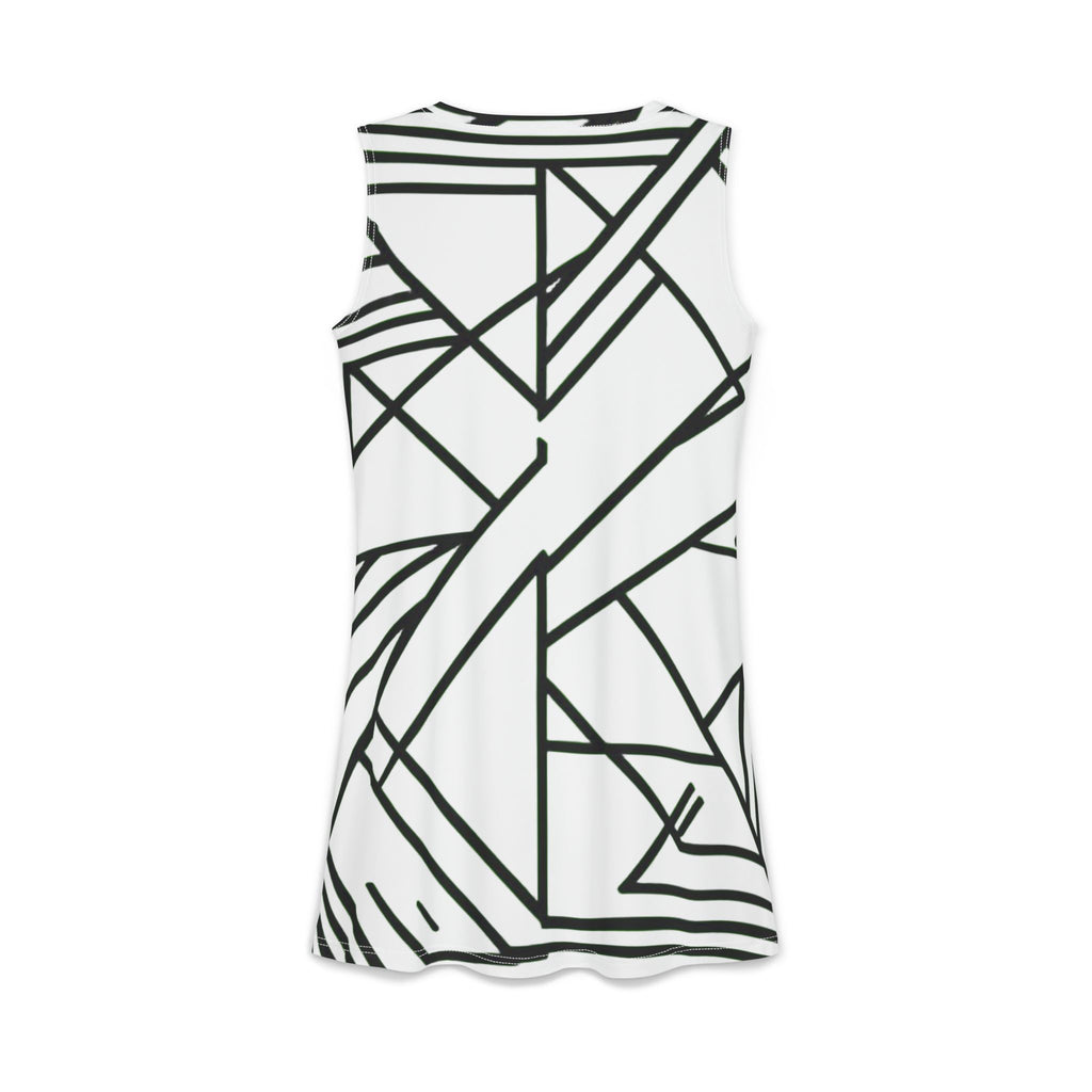 Geo # 3 Sleeveless Dress