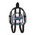 Clear Stadium Backpack — Transparent School & Event Bag with DJ Dartfrog Logo