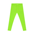 Neon Lime Women's Leggings — High-Visibility