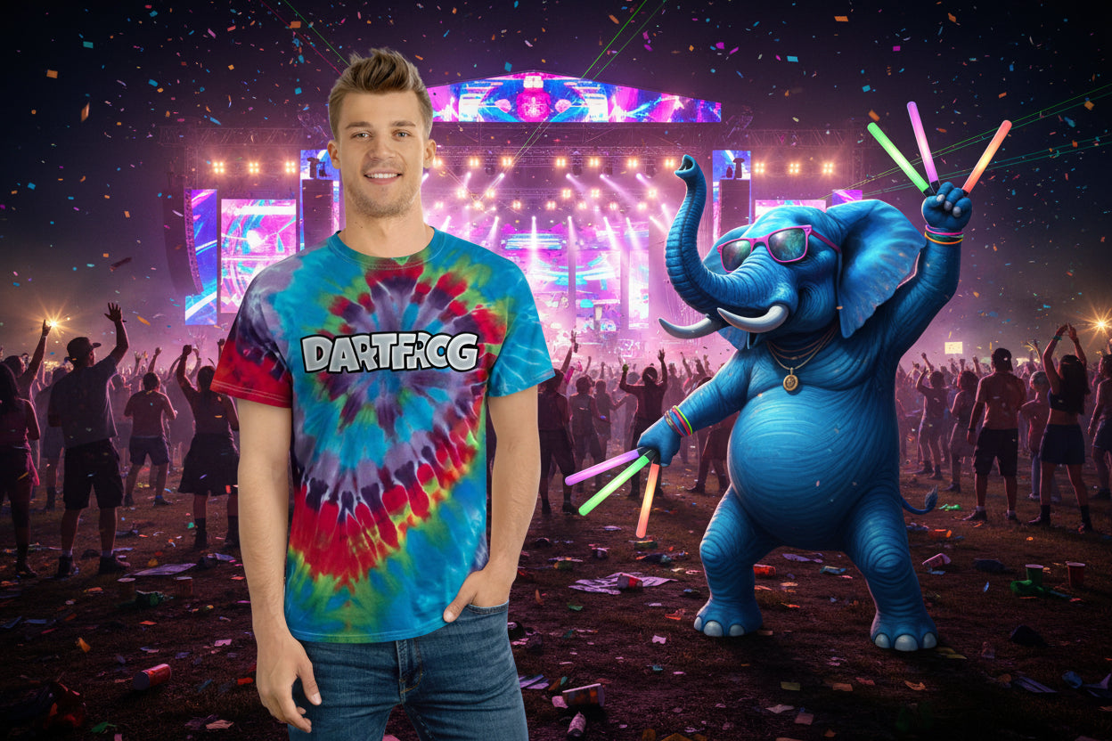 DJ DARTFROG Unisex Color Blast T-Shirt