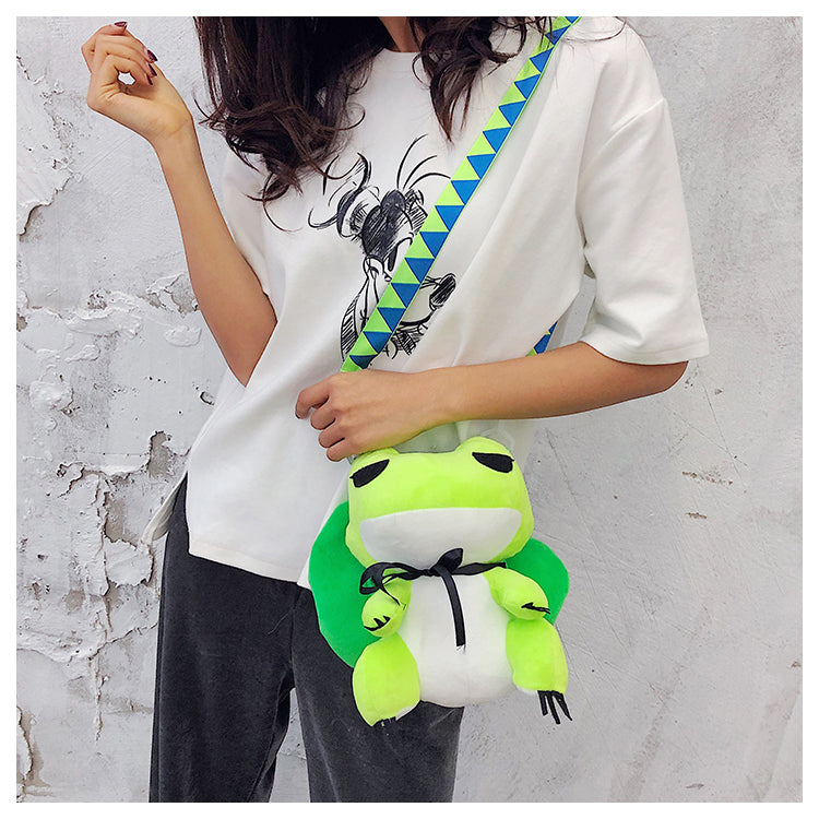 A Travel Froggy  Cute Little backpack Bag  FROG Son Doll