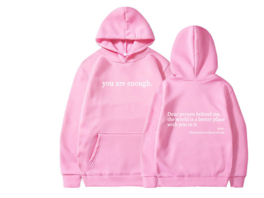 Dear Person Behind Me,the World Is A Better Place,with You In It,Hoodie Unisex