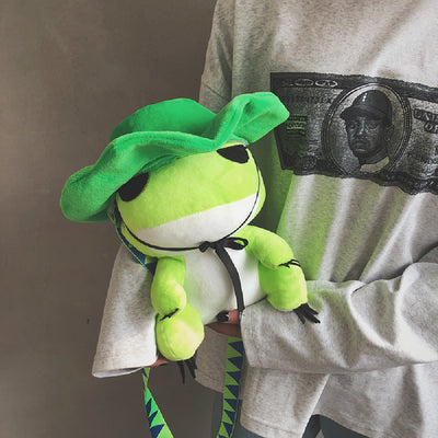 A Travel Froggy  Cute Little backpack Bag  FROG Son Doll