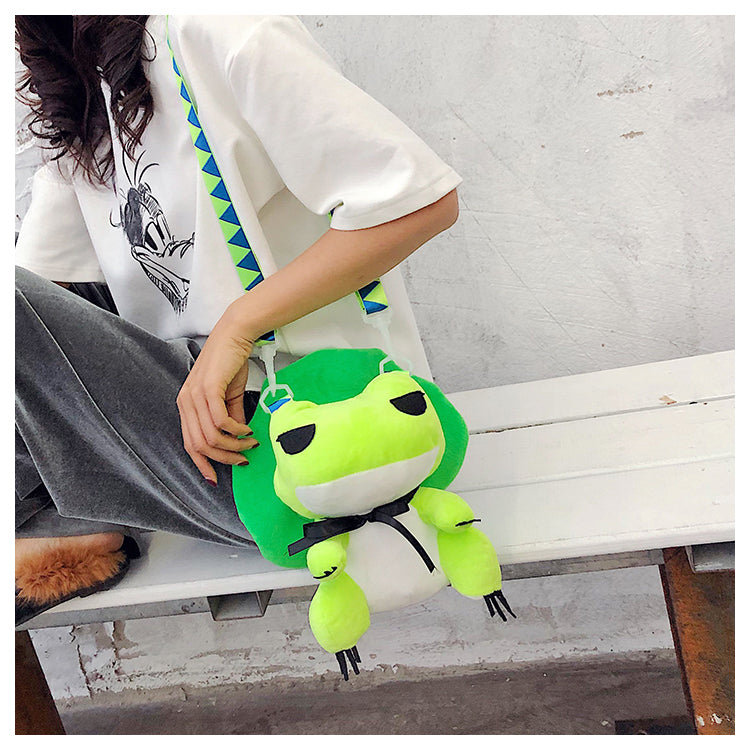 A Travel Froggy  Cute Little backpack Bag  FROG Son Doll